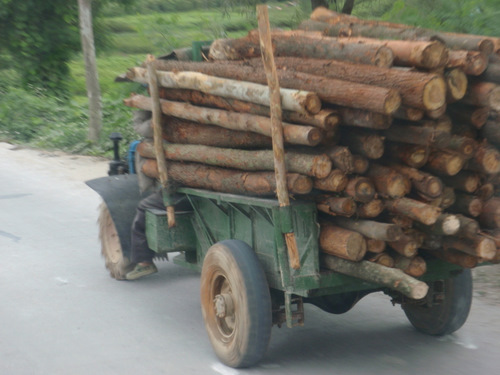 3 ton load on a 1 ton truck.